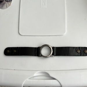 Mens leather bracelet